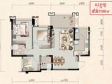 鸿通伴山半岛_3室2厅2卫 建面88平米