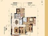 时代君悦_3室2厅2卫 建面96平米