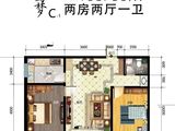 益通筑梦时代广场_2室2厅1卫 建面103平米