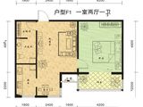 盛世家园_1室2厅1卫 建面85平米