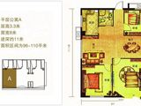 金瑞汽车城_3室2厅1卫 建面100平米