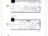 武汉美桥富力广场_2室2厅2卫 建面66平米