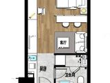 合创大厦_1室1厅1卫 建面51平米