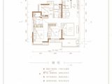 万象华府_3室2厅2卫 建面96平米