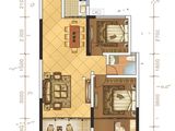 湘江学府_2室2厅1卫 建面79平米