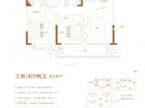 新力大境天城_3室2厅2卫 建面110平米