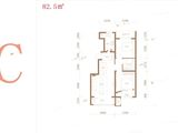 拾光美麗山_2室2厅1卫 建面82平米