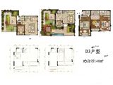 长商悦湖荟_4室3厅4卫 建面140平米