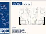 佳兆业未来城（商用）_9栋建面75平E户型 建面75平米