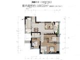 恒大中渝广场三期-天玺_3室2厅2卫 建面130平米