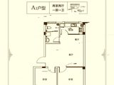 奇泉梨花村_2室2厅1卫 建面74平米