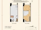 南宁恒大国际中心_1室2厅1卫 建面63平米