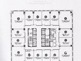 海信创业中心_4-11层平面图67-140平 建面67平米