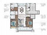 太白国风_3室2厅2卫 建面124平米