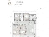 融创东方宸院_4室2厅2卫 建面147平米