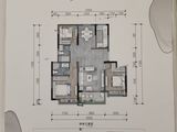 彰泰金科博翠漓江_3室2厅2卫 建面100平米