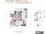 海成东方府_3室2厅2卫 建面123平米