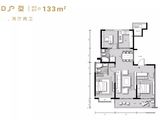 金地中心_3室2厅2卫 建面133平米