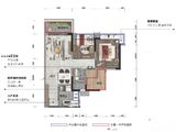 新希望悦珑湾_2室2厅1卫 建面78平米