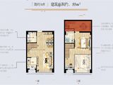 荣盛锦绣观邸_2室2厅2卫 建面55平米