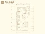 济南恒大悦珑台_4室2厅2卫 建面150平米