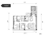 中天新希望未来印_3室2厅2卫 建面140平米