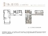鄞州区JS-08-b3(姜山镇核心12号)地块_3室2厅2卫 建面120平米