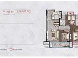 中梁云宸府_3室2厅2卫 建面101平米