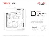 万科莱茵公园_3室2厅2卫 建面95平米