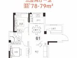 美院幸福里_3室2厅1卫 建面78平米