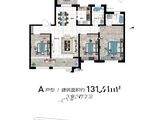 金鼎学府壹号_3室2厅2卫 建面131平米