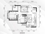 黛山华庭_2室2厅1卫 建面70平米