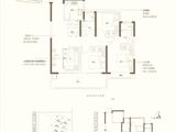 意禾阅湖登科_3室2厅2卫 建面110平米