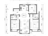 万科都荟都荟四季_3室2厅2卫 建面117平米