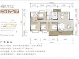 恒茂前湖揽境_4室2厅2卫 建面174平米